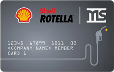 Image of the Shell Rotella Fuel Card